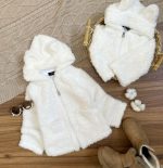 سوییشرت تدی سفید دخترانه