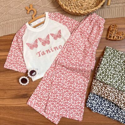 کراپ شلوار دخترانه پروانه