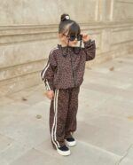 سوییشرت شلوار پلنگی‎ دخترانه
