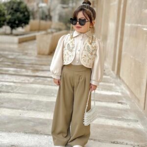 سه تکه سوزن دوزی دخترانه