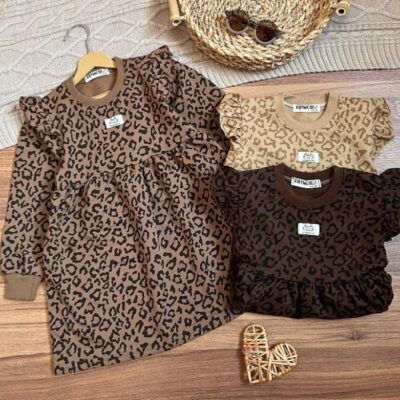 پیراهن پلنگی‎ دخترانه